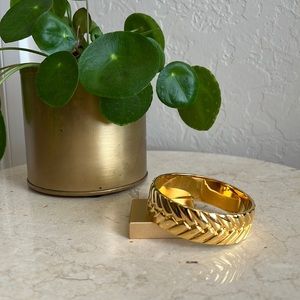 J Crew Gold Bangle